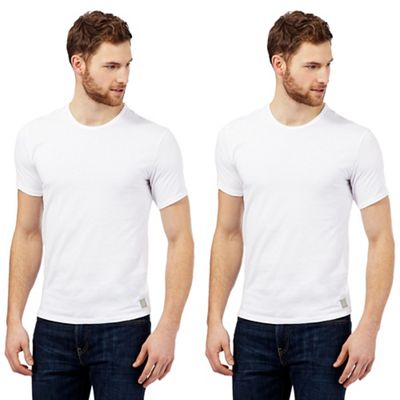 Calvin Klein Pack of two white CK one t-shirts